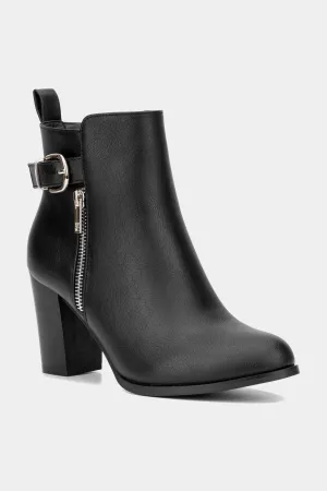 Angie Buckle Detail Booties