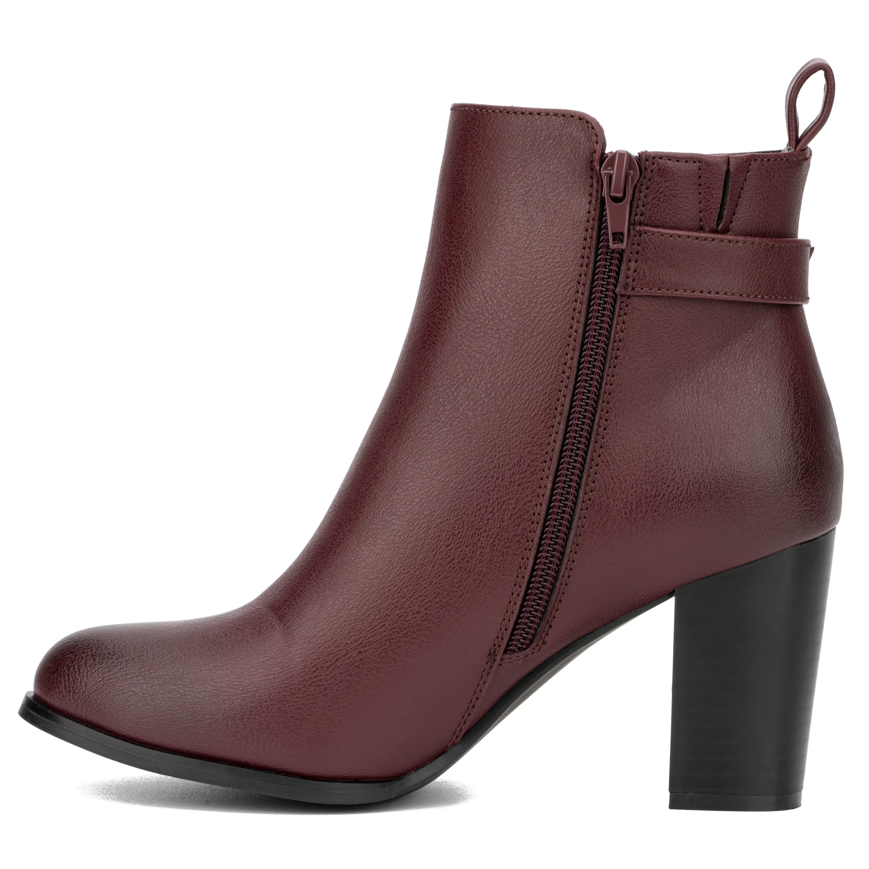 Angie Buckle Detail Booties