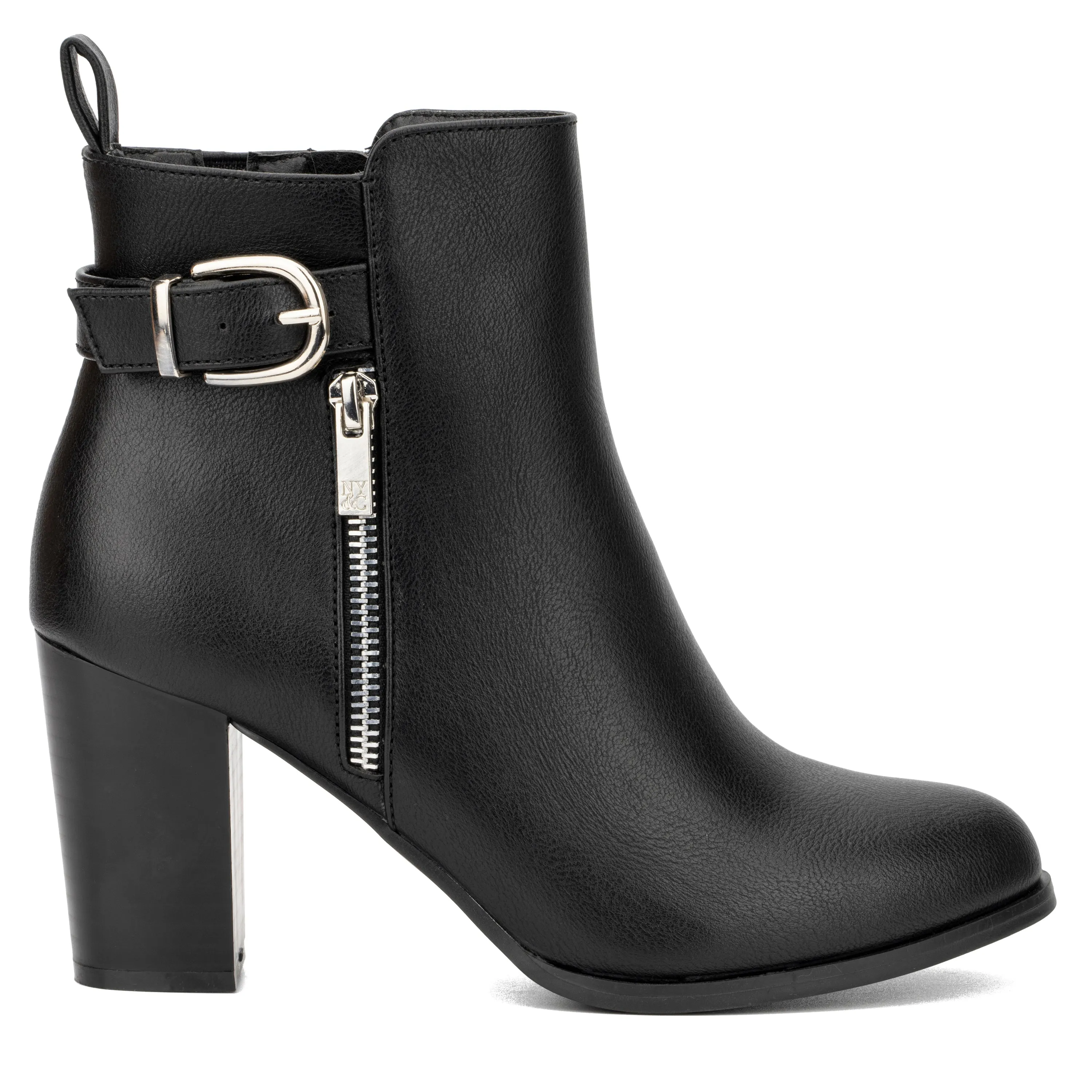 Angie Buckle Detail Booties