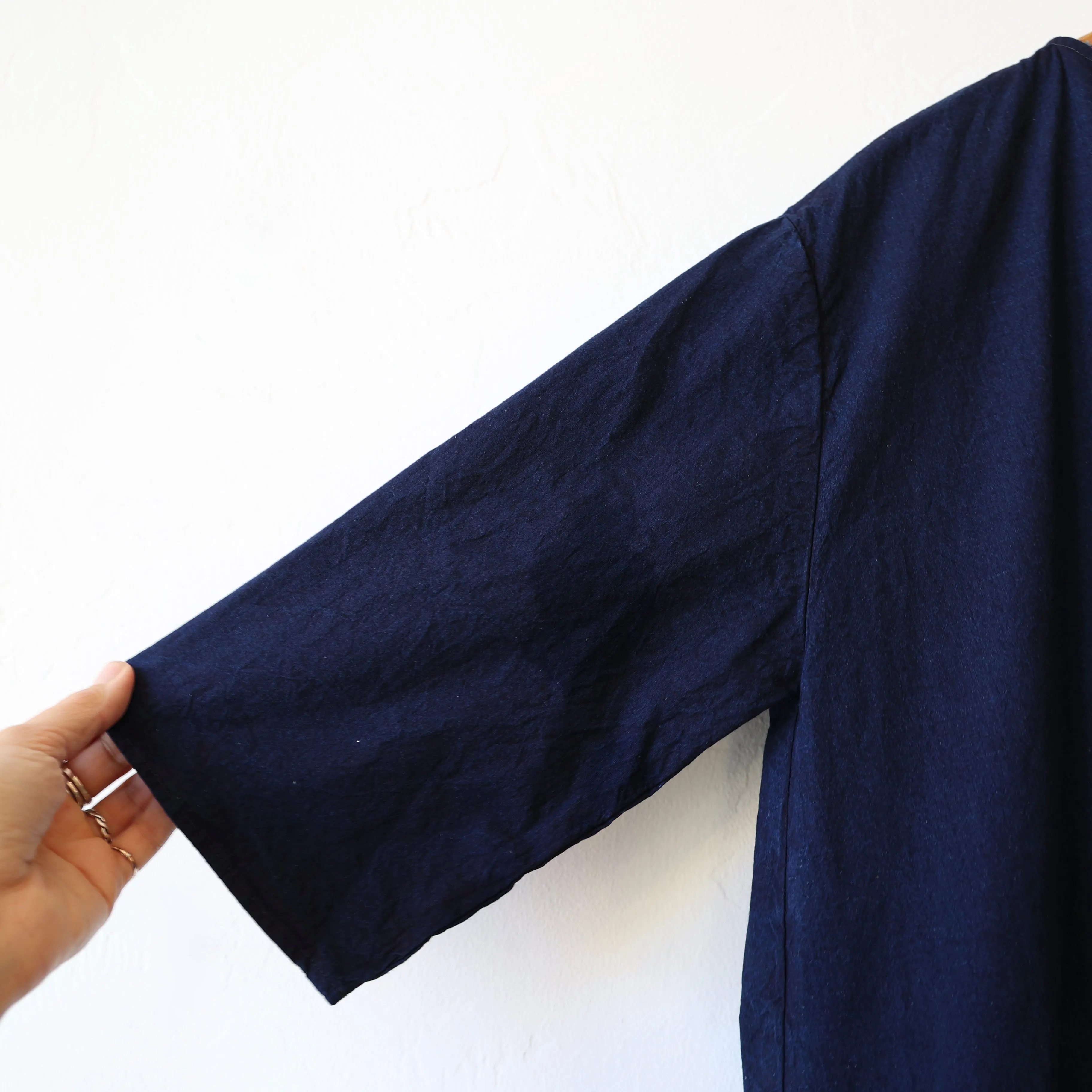 Apuntob Cotton Easy Dress - Indigo