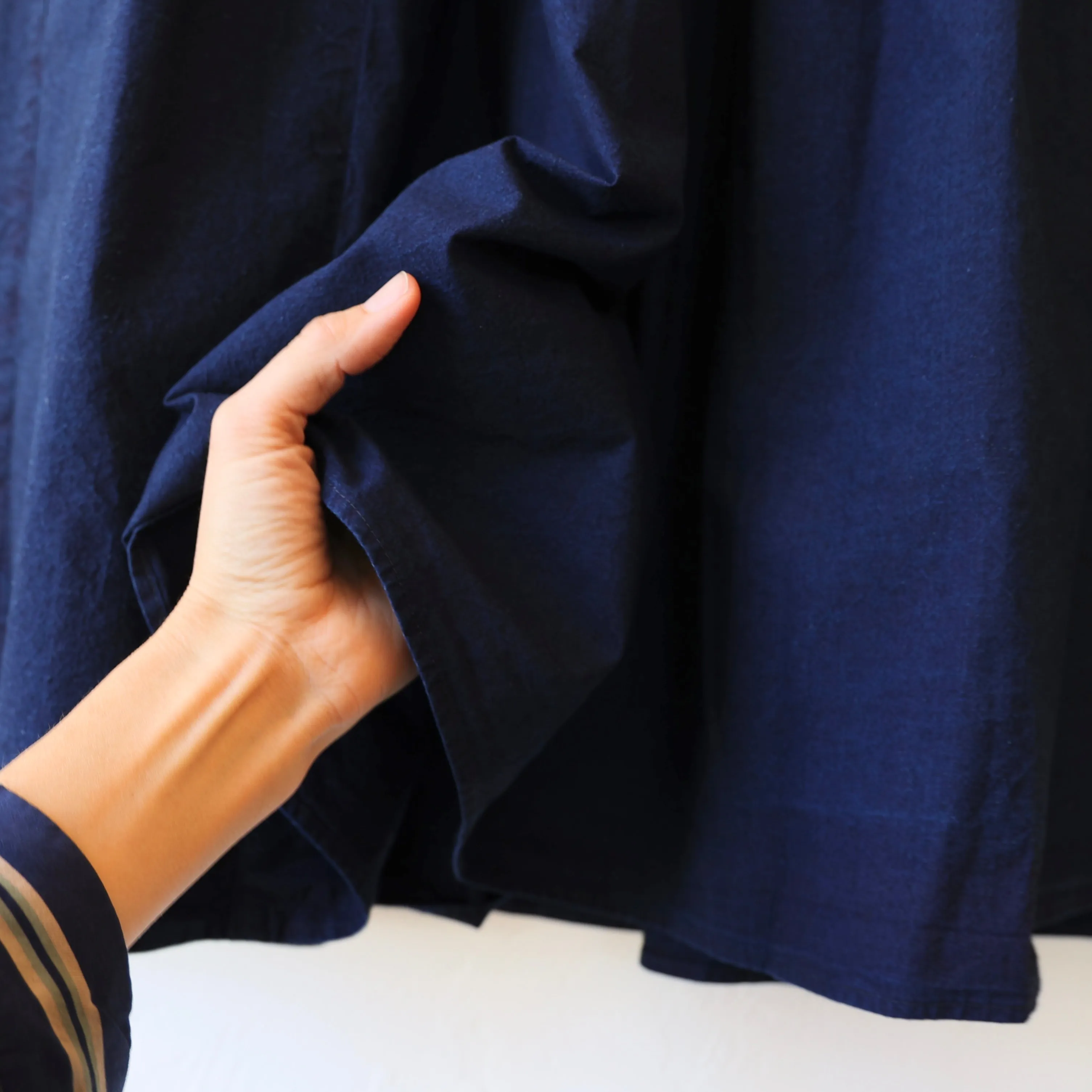 Apuntob Cotton Easy Dress - Indigo