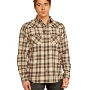Ariat® Mens "Sandshell Holin" Retro Western Shirt