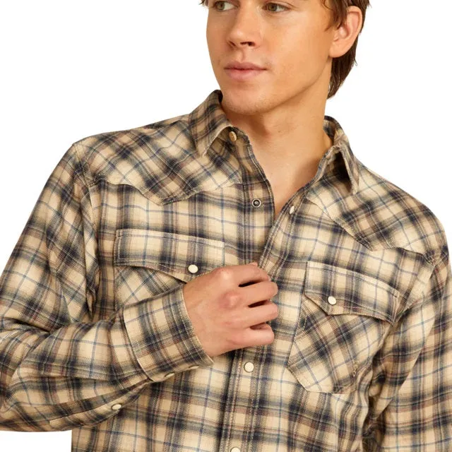 Ariat® Mens "Sandshell Holin" Retro Western Shirt