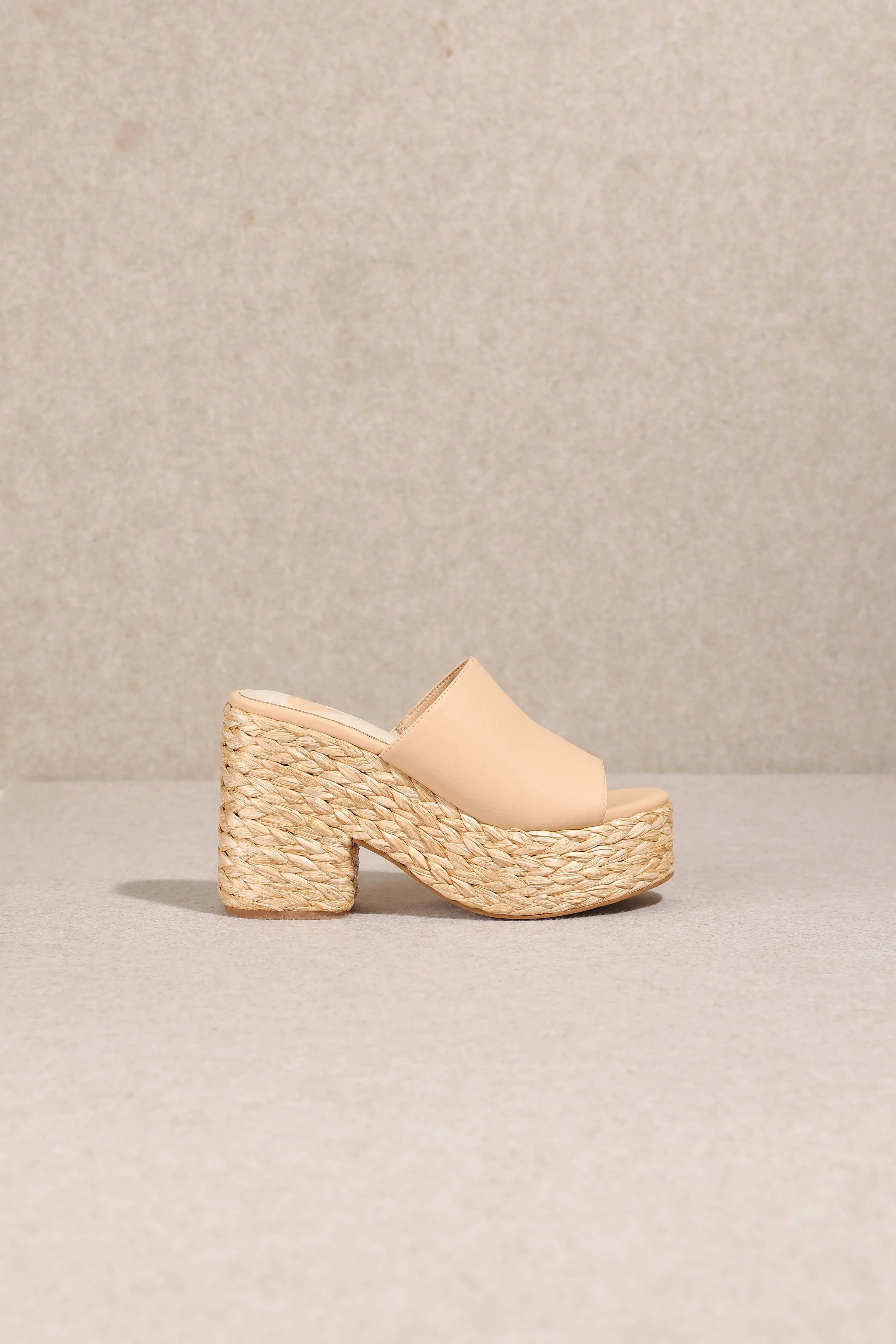 ASHLYN RAFFIA HEELS