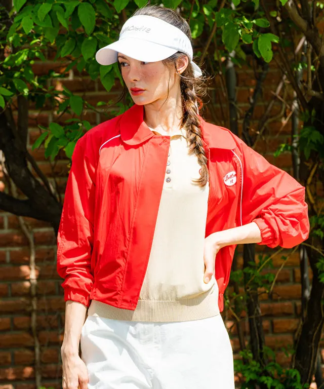 BENECIA 12 Retro Wind Jumper - Red