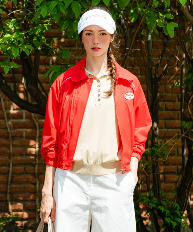 BENECIA 12 Retro Wind Jumper - Red