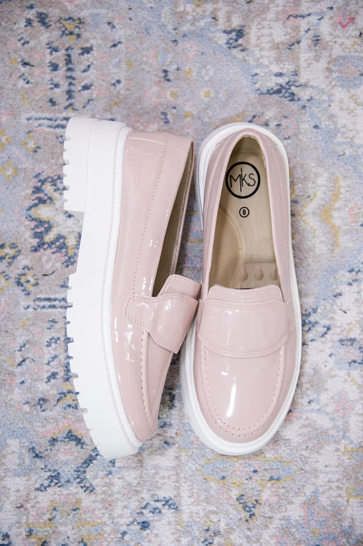 Best Foot Forward Blush Solid Slip-On Loafers - SHO2578BS