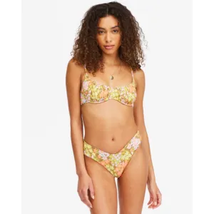 BILLABONG BRING ON THE BLISS BRALETTE RUCHED TOP MULTI