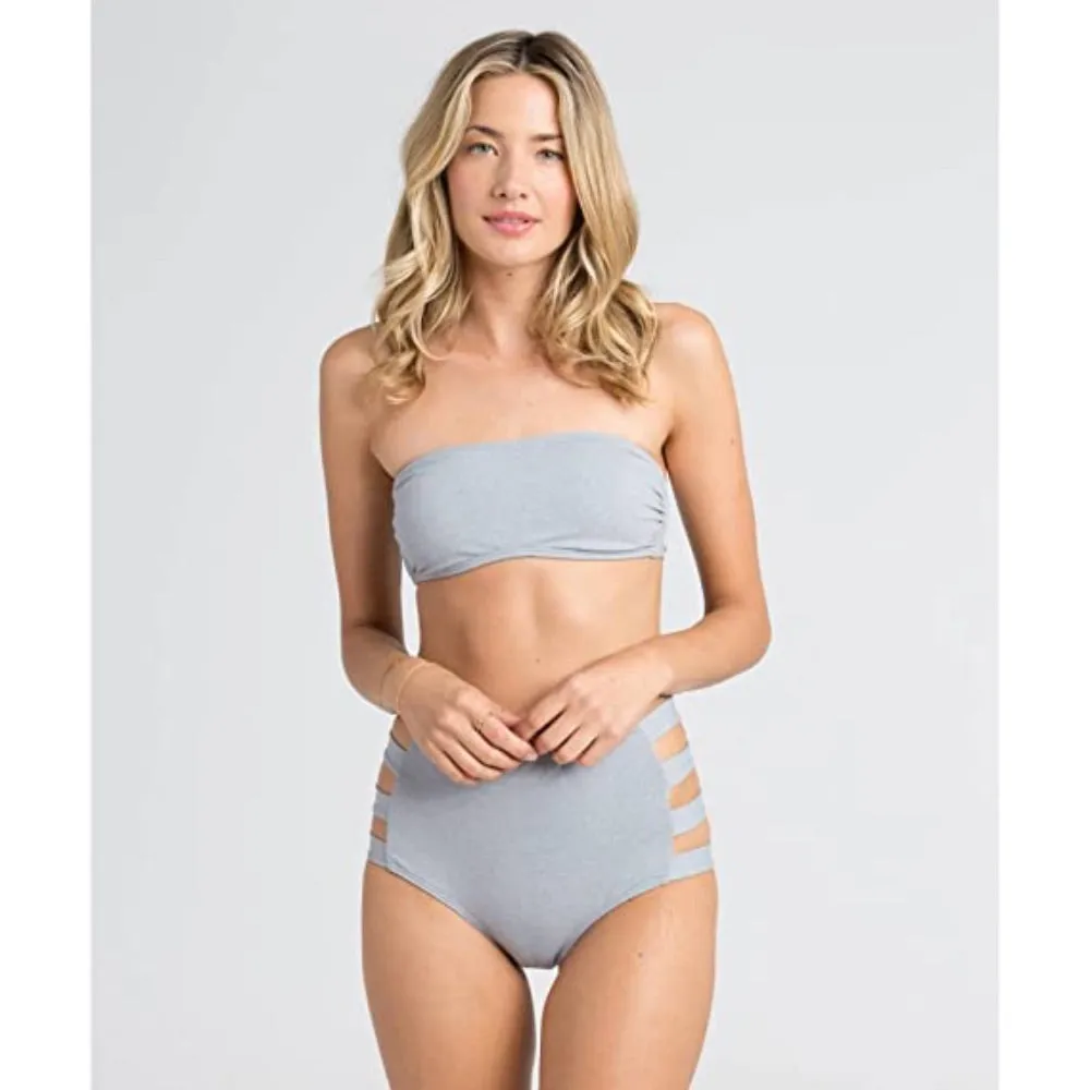 BILLABONG ITS DETAILS RETRO HIGH WAIST BOTTOM GREY