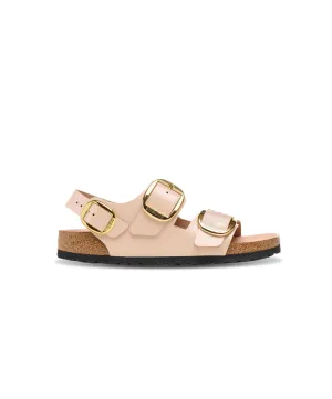 Birkenstock Milano Big Buckle High Shine Natural/Patent Leather New Beige Sandals
