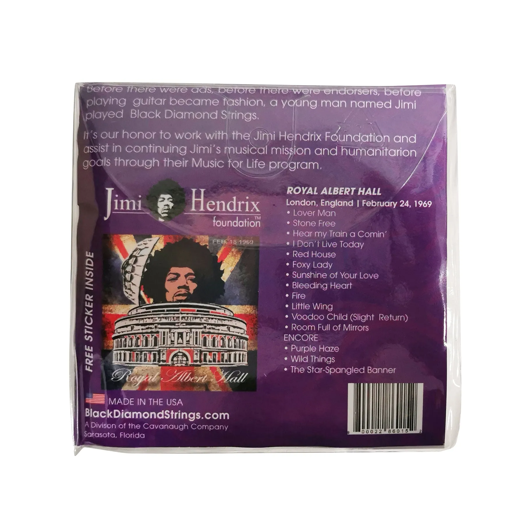 Black Diamond - Jimi Hendrix Acoustic Strings - 10-46