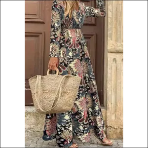 Black Floral Maxi Dress: Garden Twirling (and Head Turning, ) at Needful Things 😈
