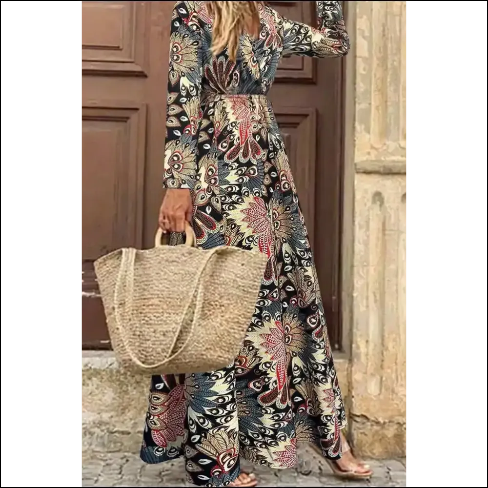 Black Floral Maxi Dress: Garden Twirling (and Head Turning, ) at Needful Things 😈