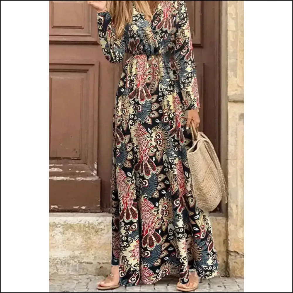 Black Floral Maxi Dress: Garden Twirling (and Head Turning, ) at Needful Things 😈