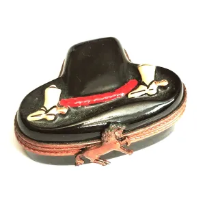 Black Mini Cowboy Hat