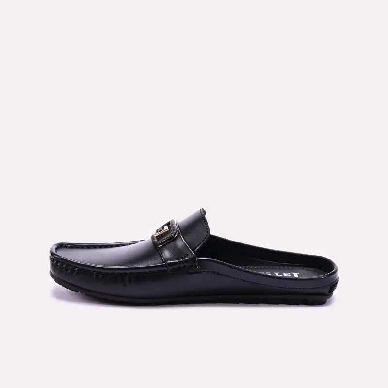 Black Mule Loafers For Men 0130929