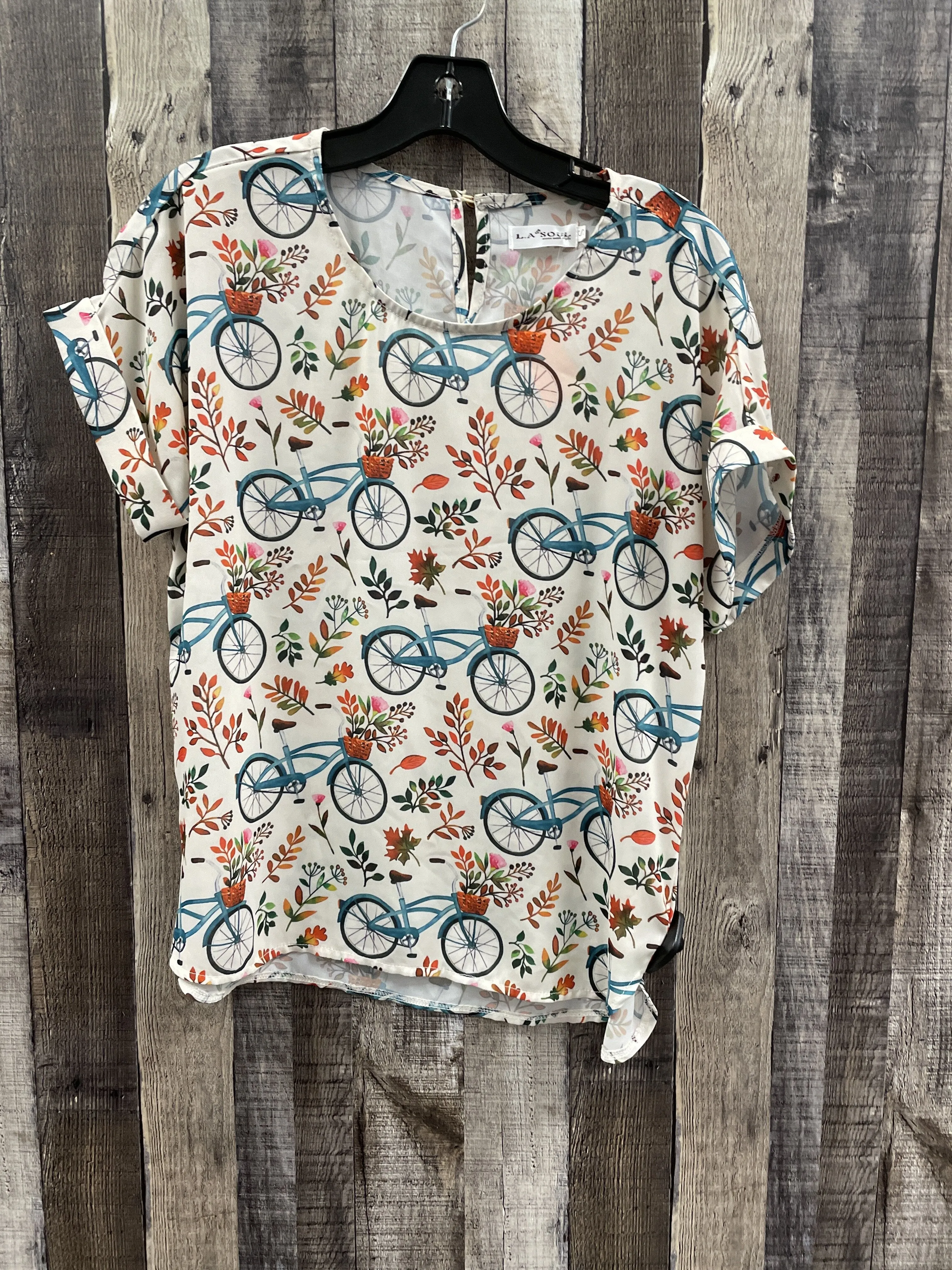 Blouse Short Sleeve By Cme  Size: S