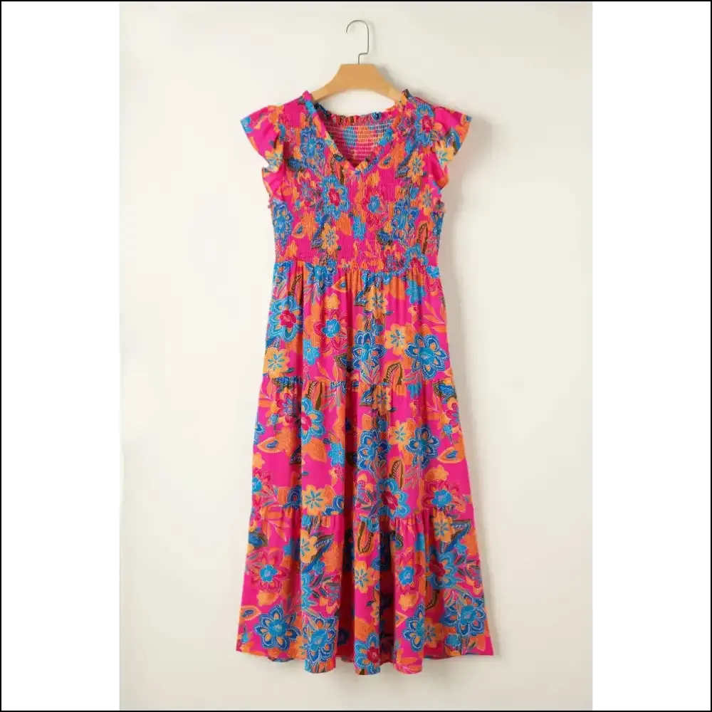 Boho Chic Red Floral Maxi Dress: I'm  Fabulous, Okay? 💃 Needful Things