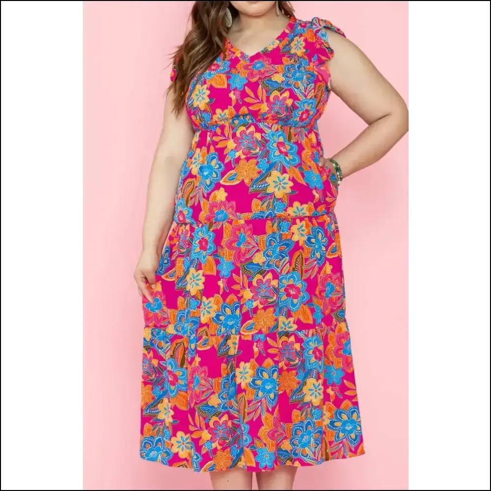 Boho Chic Red Floral Maxi Dress: I'm  Fabulous, Okay? 💃 Needful Things