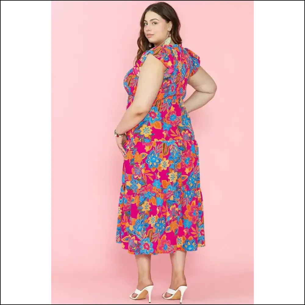 Boho Chic Red Floral Maxi Dress: I'm  Fabulous, Okay? 💃 Needful Things