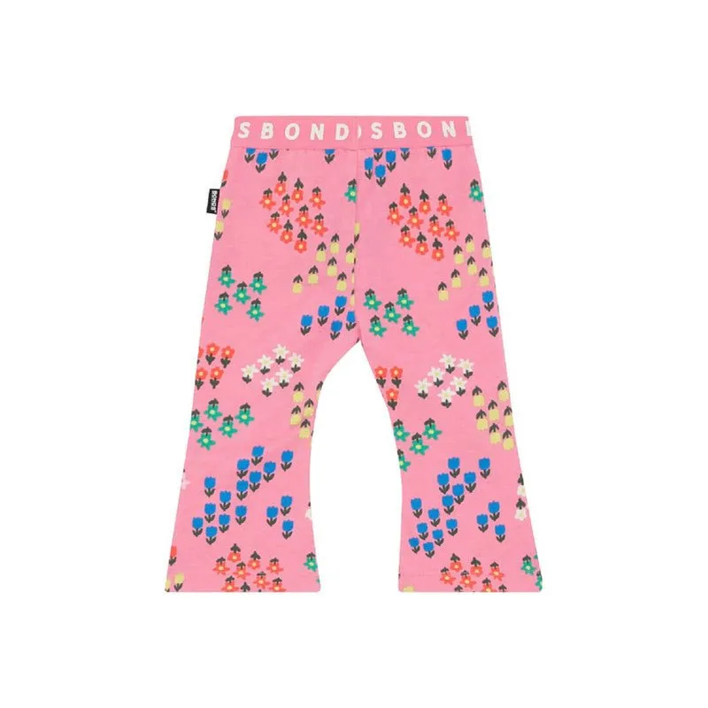 BONDS Roomies Flare Leggings - Blossomfield Pink