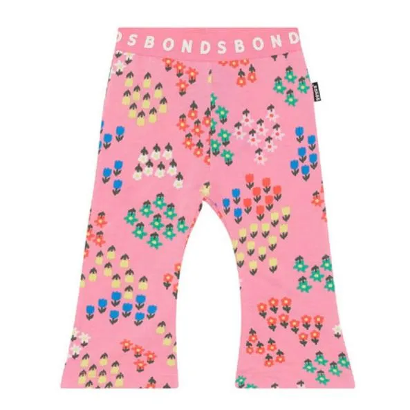 BONDS Roomies Flare Leggings - Blossomfield Pink