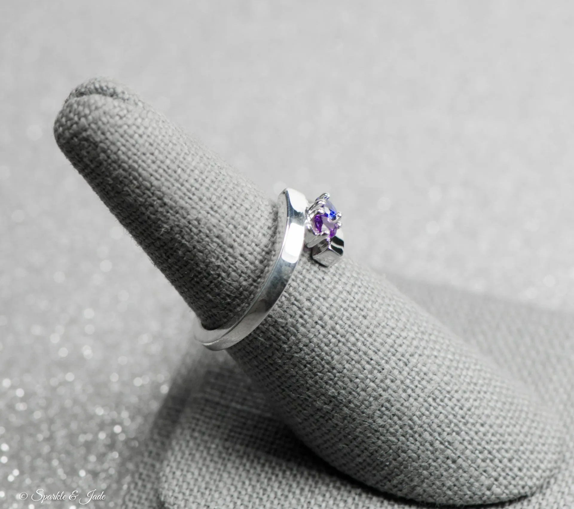 Bypass Family 3mm Birthstone Ring