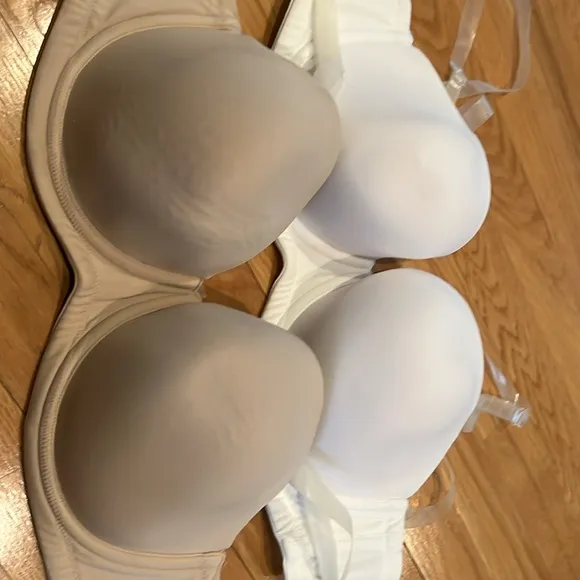 Cacique Women's Intimates 38DD Bra Set - Black, 2 White, Tan