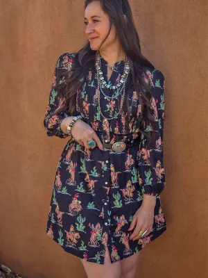 Cactus Print Dress
