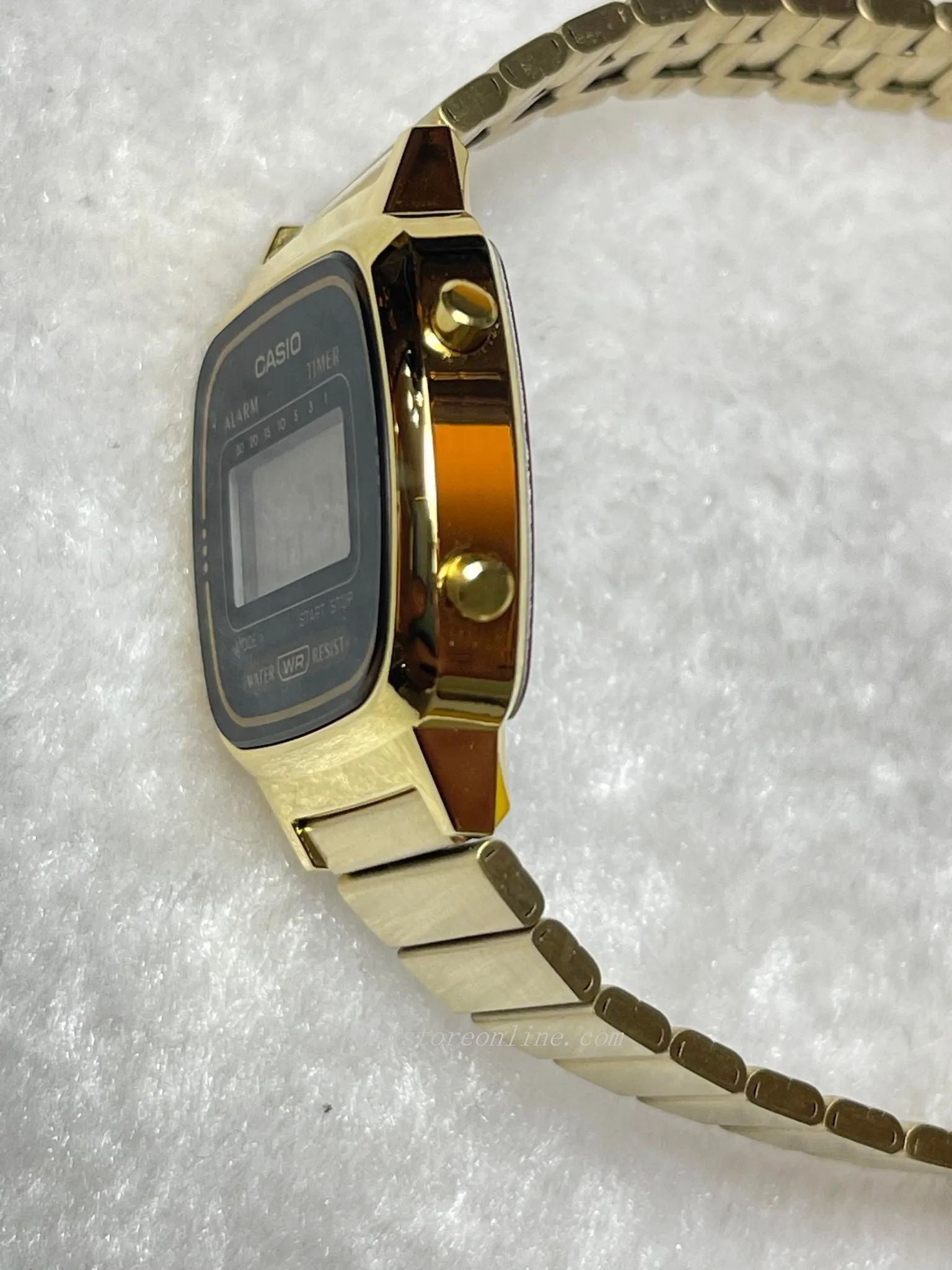 Casio Vintage Women's Watch LA670WGA-1 Best Seller Gold Plated Stainless Steel Self-adjustable Band