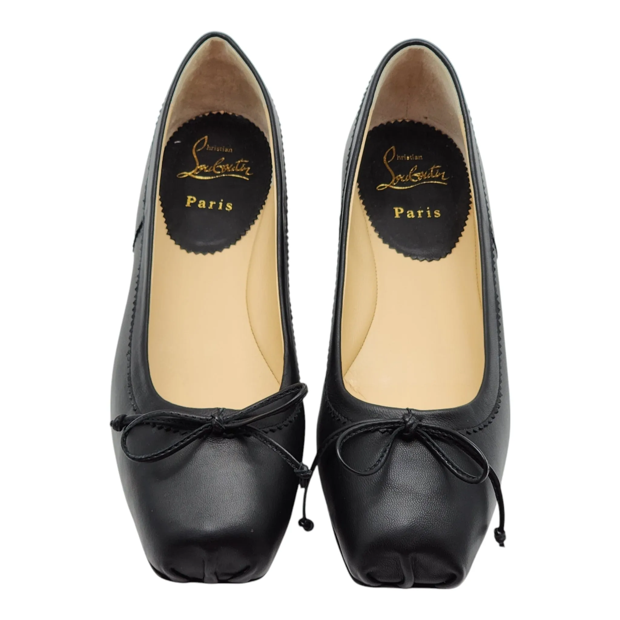 Christian Louboutin Mamadrague Ballet Flats - Leather - Black 35.5