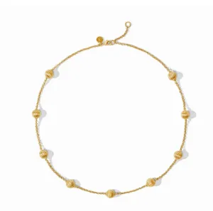 Cirque Delicate Station Necklace - Gold