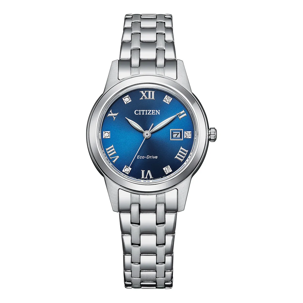 Citizen Blue and Silver Women's Watch FE1240-81L