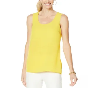 Colleen Lopez Women's Plus Size Mixed Media Tank Top