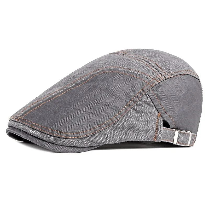 Color block retro Flat Cap