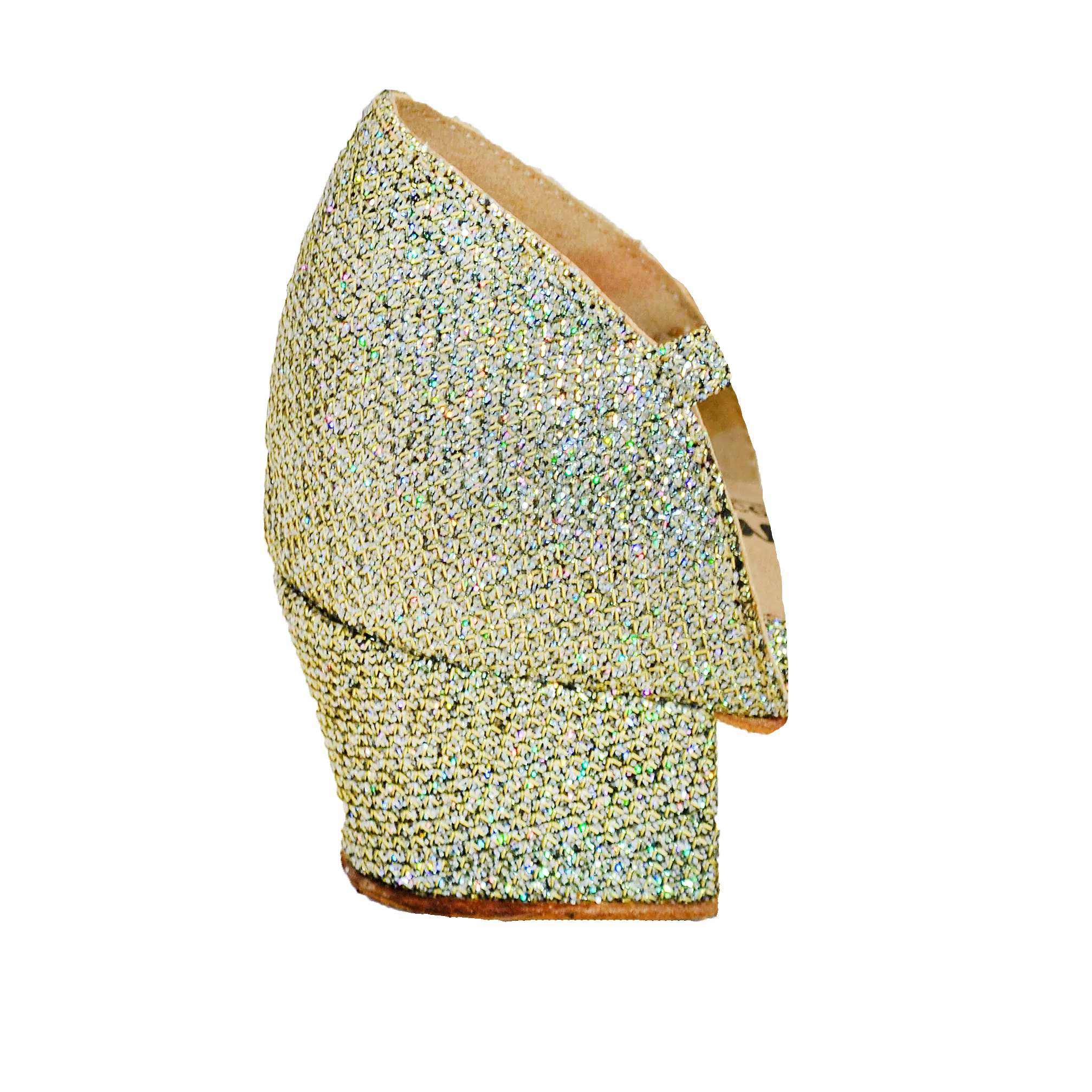 Comfort Strappy Mesh - Black / Gold Sparkle
