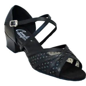 Comfort Strappy Mesh - Black Leather / Christmas Mesh