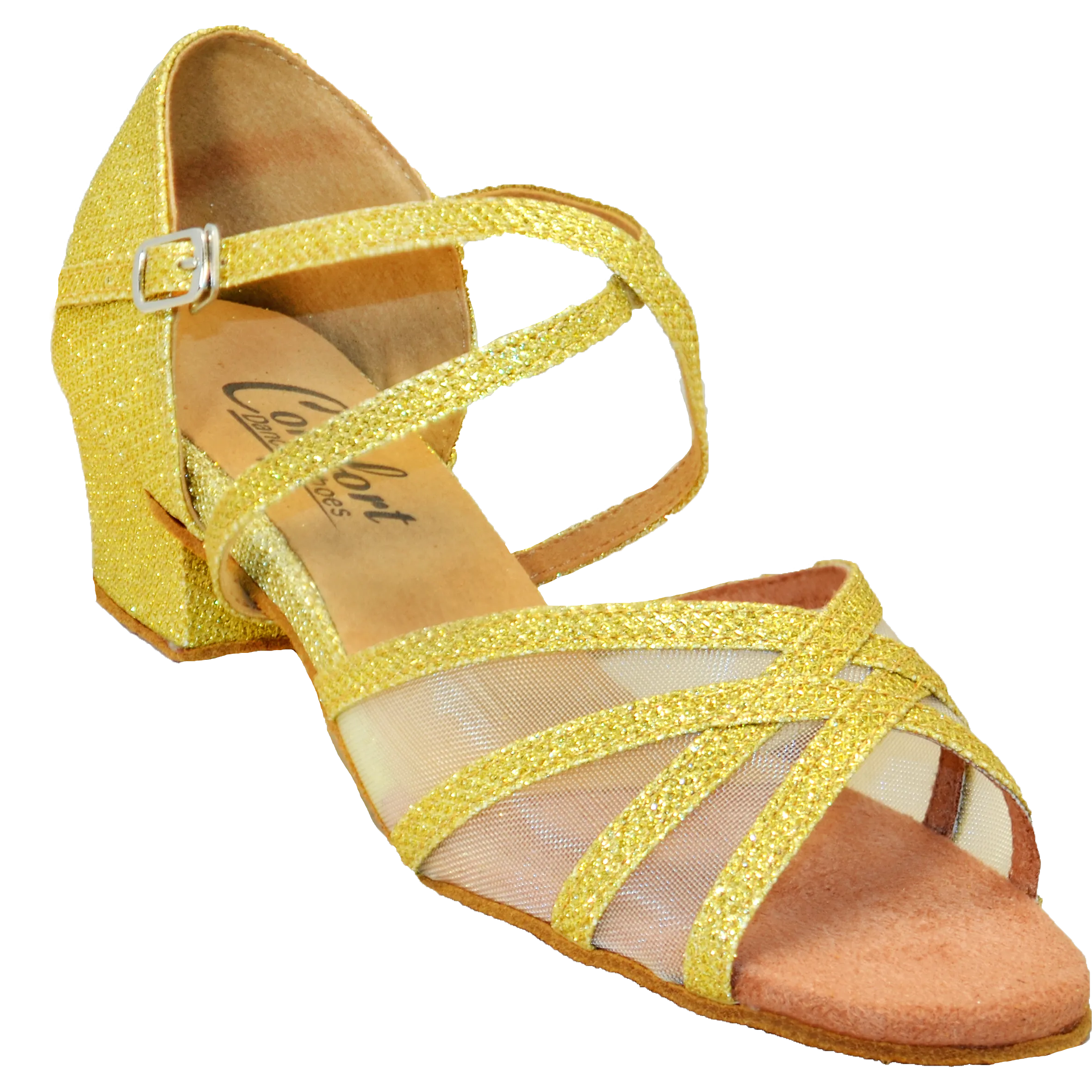 Comfort Strappy Mesh - Gold Weave