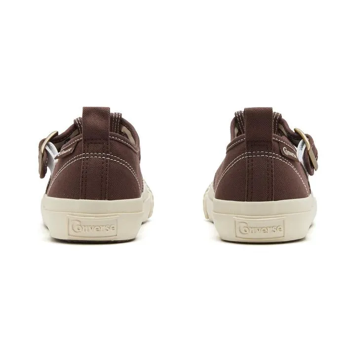 CONVERSE Big C FG T Strap Coffee Brown 35500410