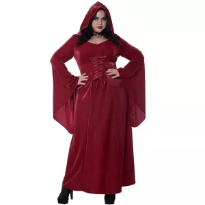 Crimson Robe Plus Size Women's Costume