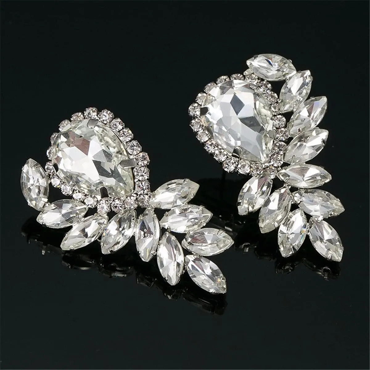 Crystal & Cubic Zirconia Botany Drop Earrings