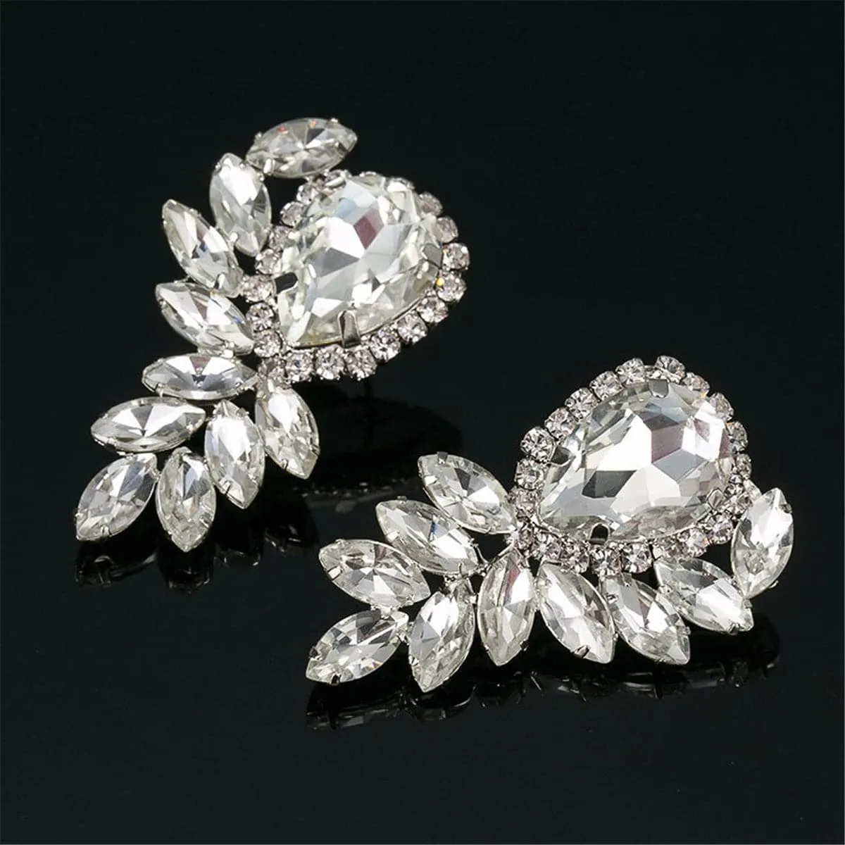 Crystal & Cubic Zirconia Botany Drop Earrings
