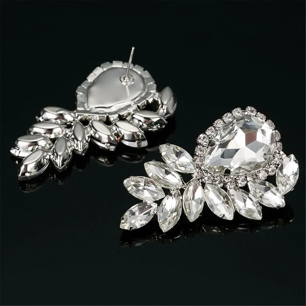 Crystal & Cubic Zirconia Botany Drop Earrings