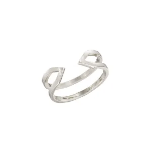 Dagger Ring - Midi | White Gold