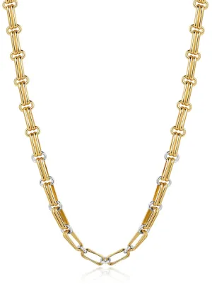 Dalia Two-Tone Chain Necklace