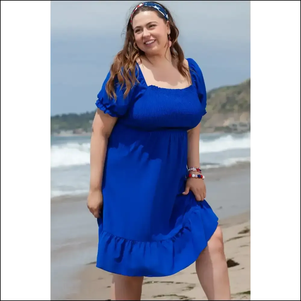 Dark Blue Mini Dress: Curvalicious & Ready to Slay ! 💙 Needful Things