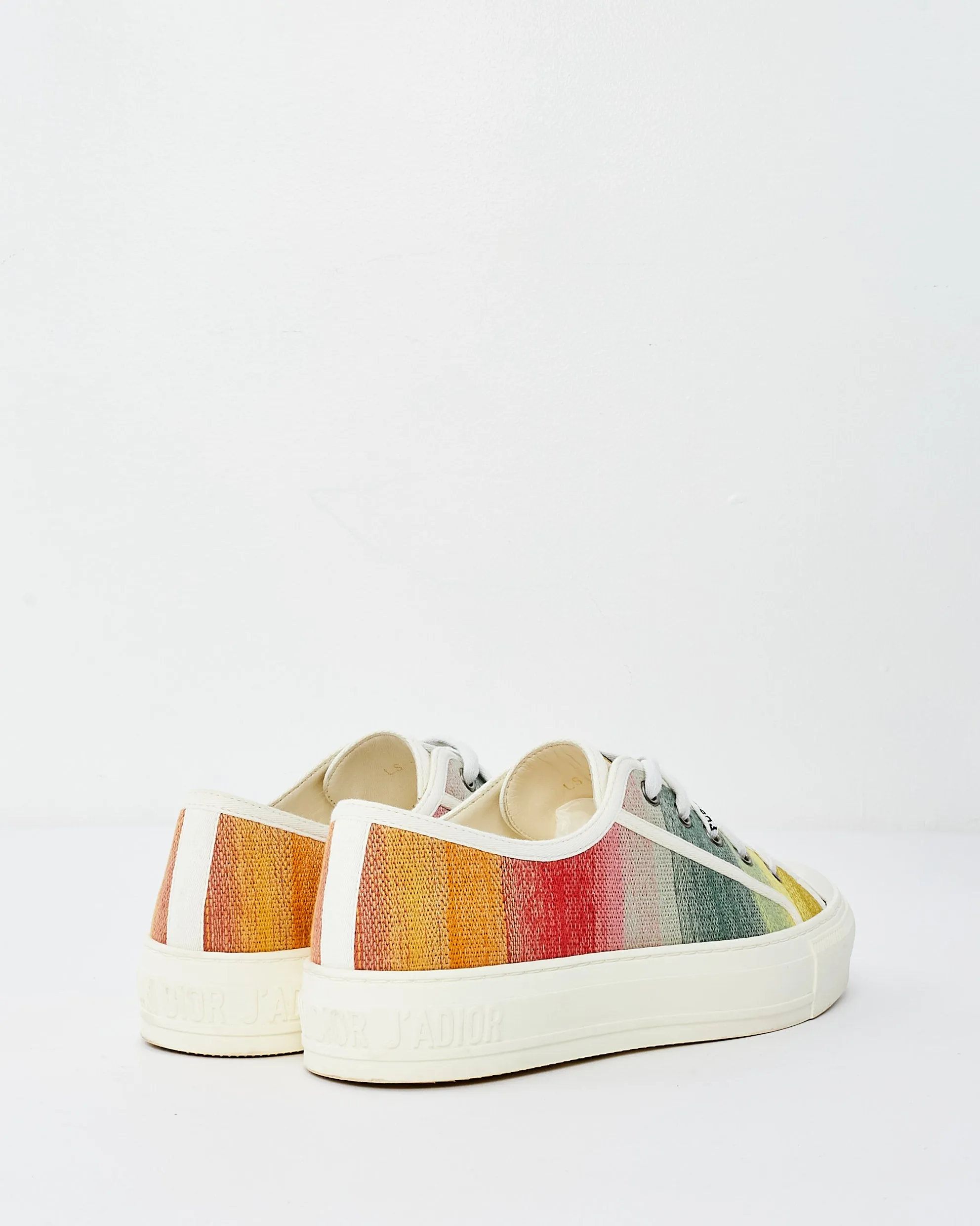 Dior Walk'N'Dior Multicolor Canvas Sneaker - 37