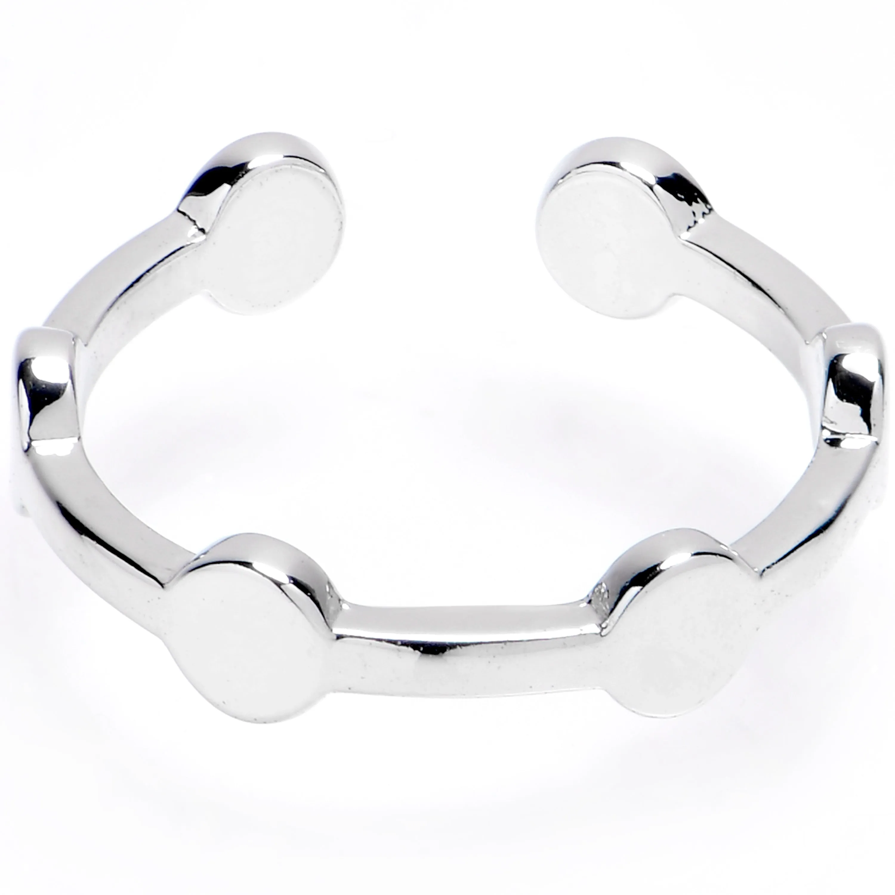 Discs Of Style Adjustable Toe Ring