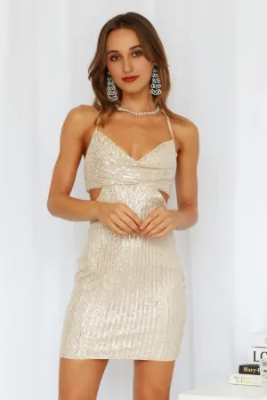 Dive Into The Deep Dress Silver