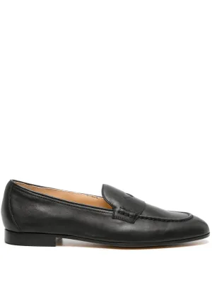 Doucal's penny-slot leather loafers